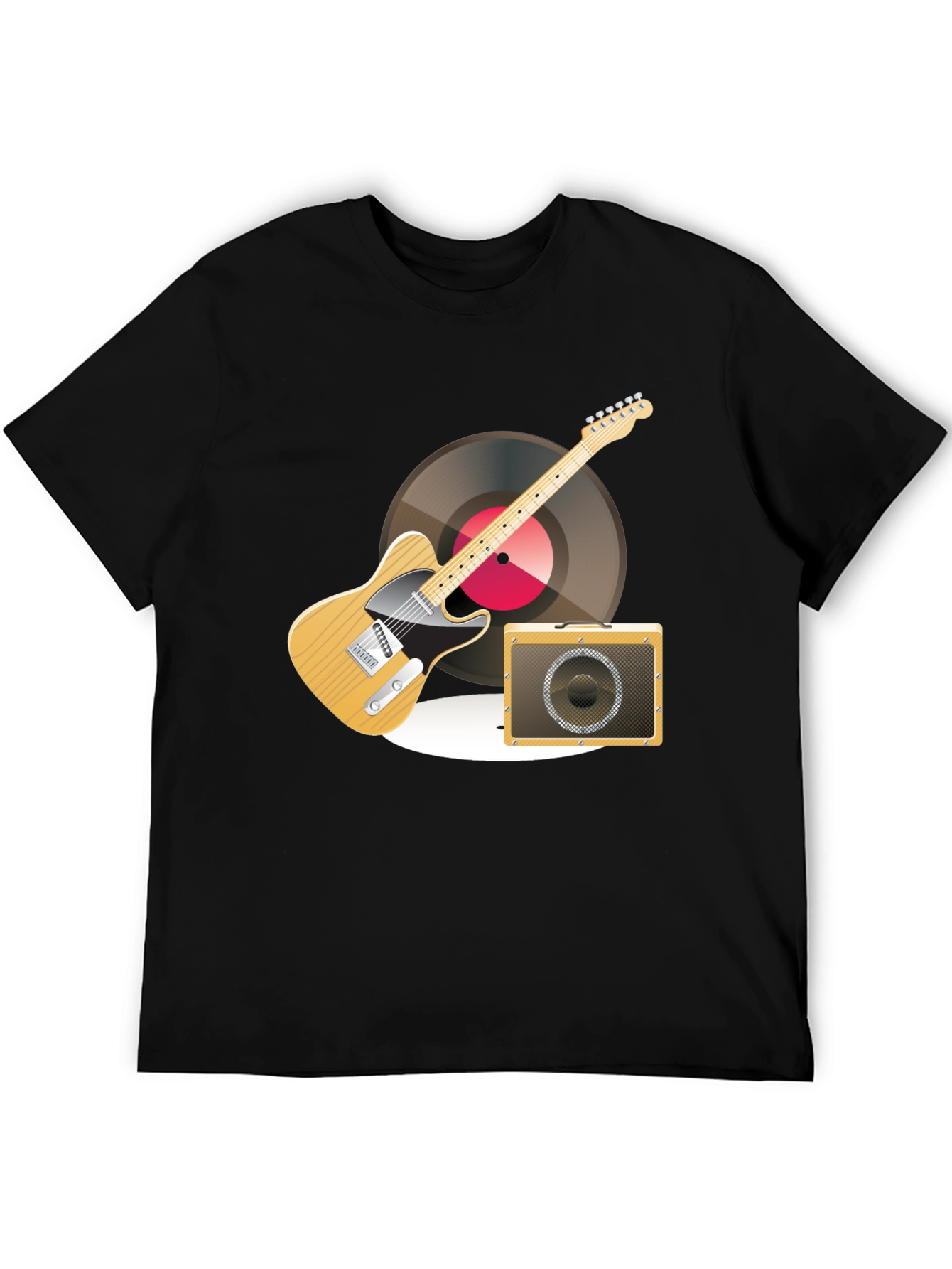 Guitar & Amplifier Graphic T-Shirt