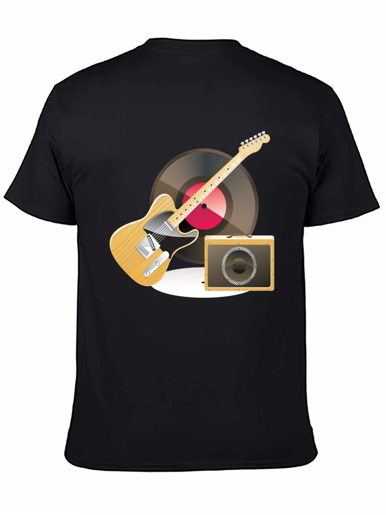 Guitar & Amplifier Graphic T-Shirt