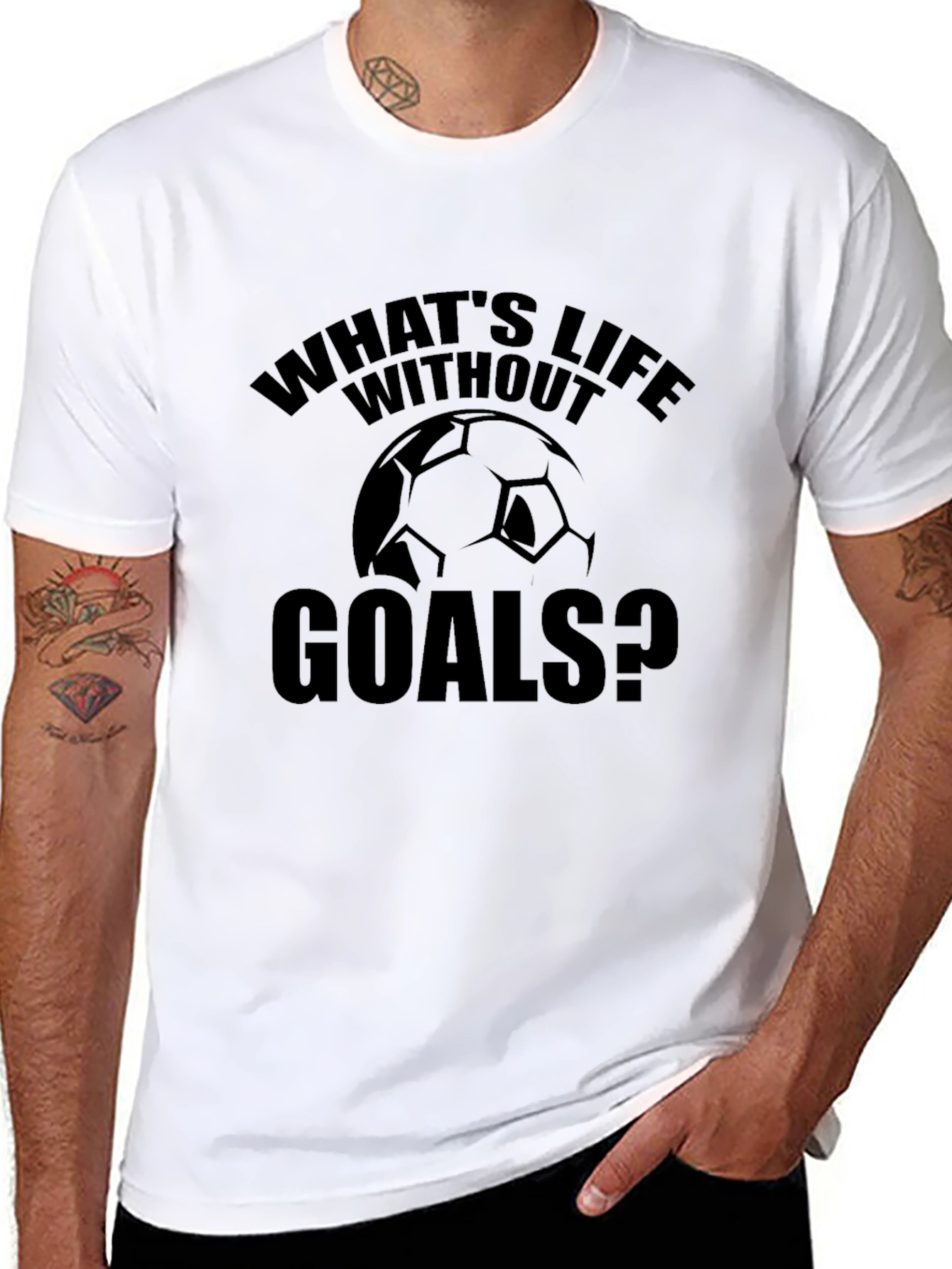 Whats Life Without Goals? Soccer T-Shirt