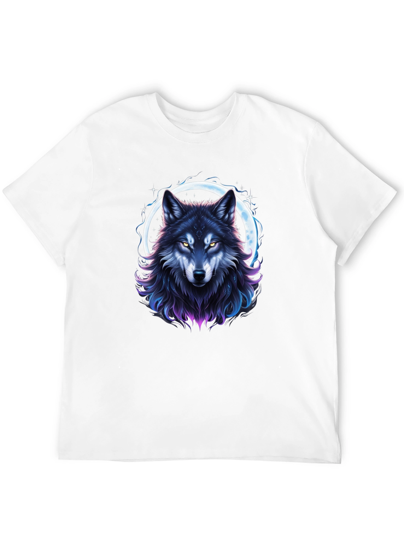 Wolf Moon Graphic Tee - Mens Black T-Shirt