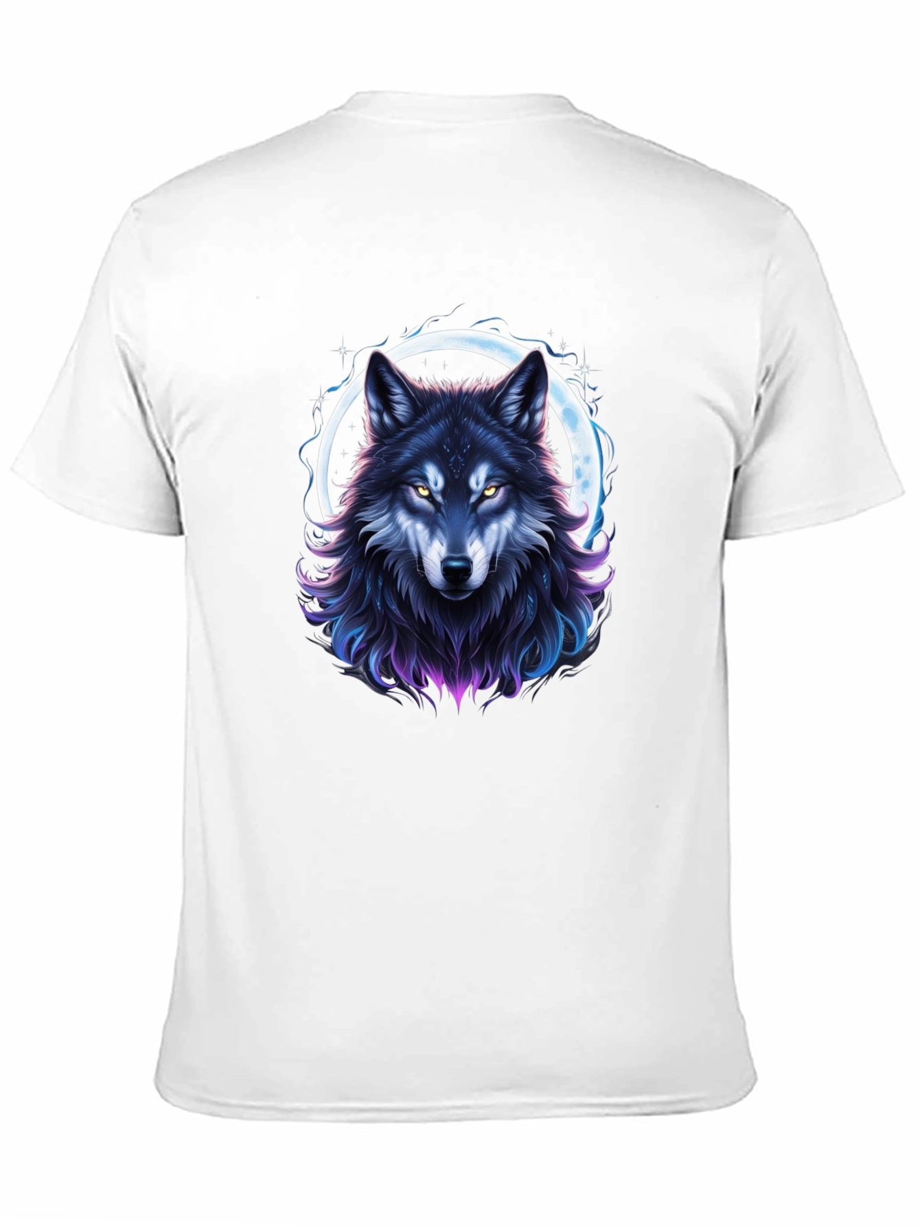 Wolf Moon Graphic Tee - Mens Black T-Shirt