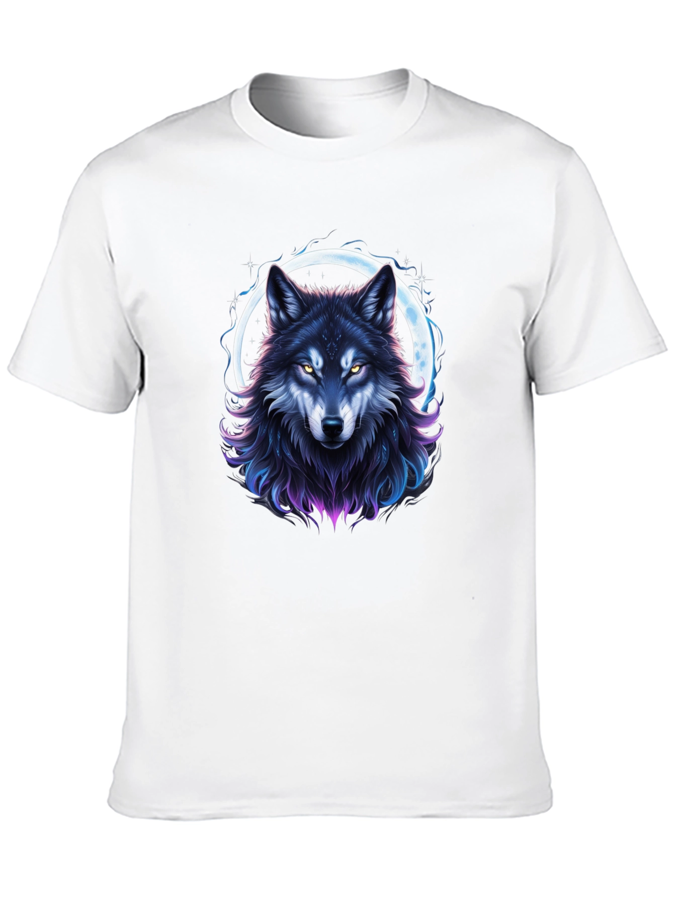 Wolf Moon Graphic Tee - Mens Black T-Shirt