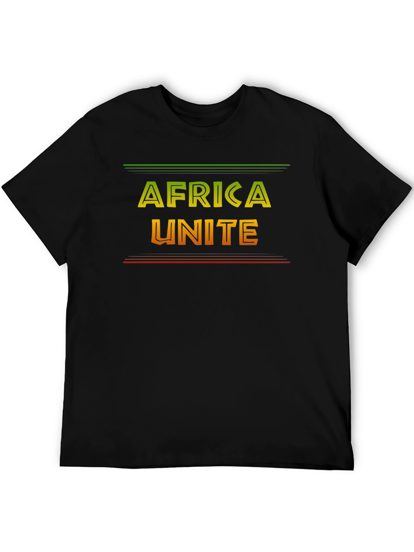 Africa Unite Graphic Tee - Black