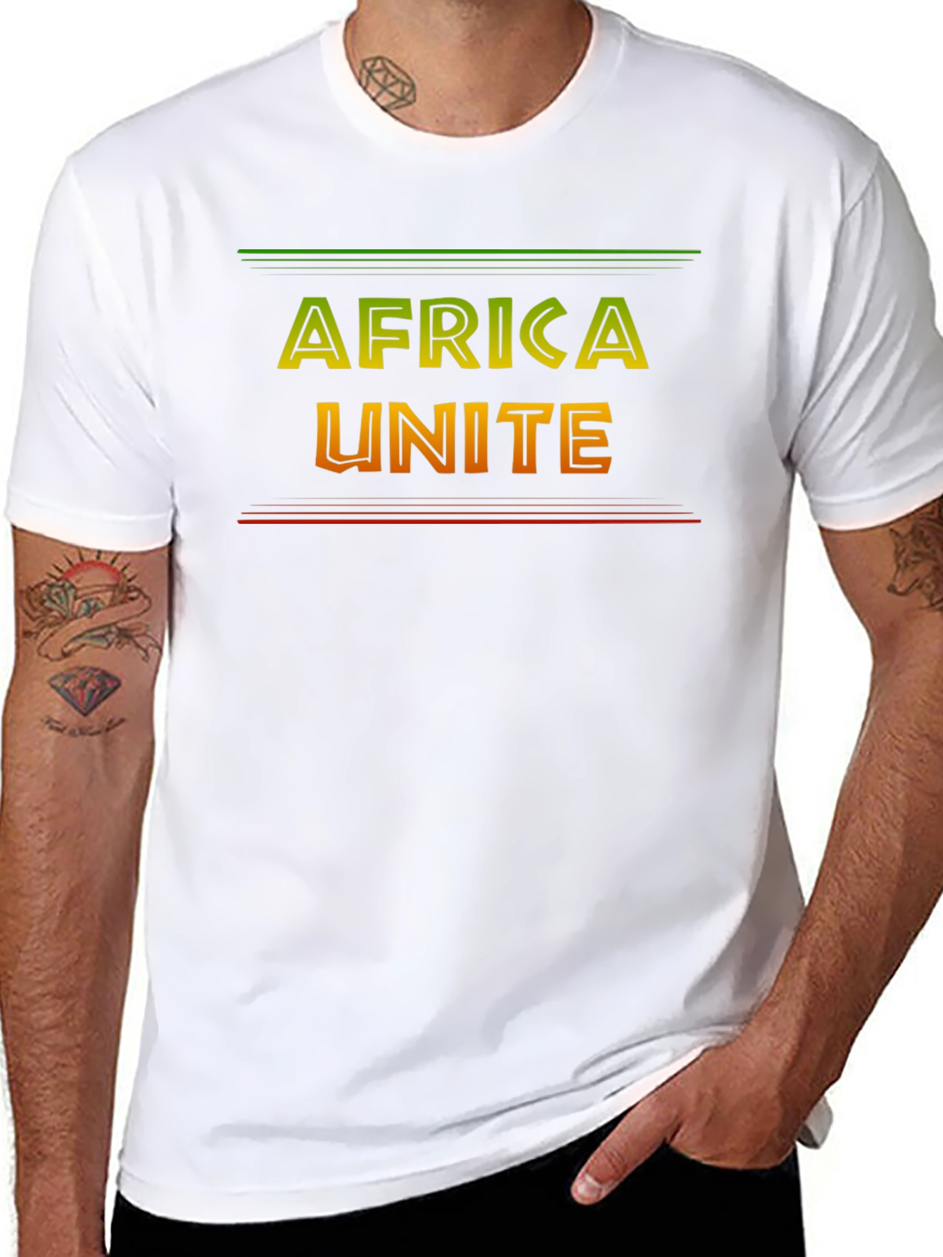 Africa Unite Graphic Tee - Black