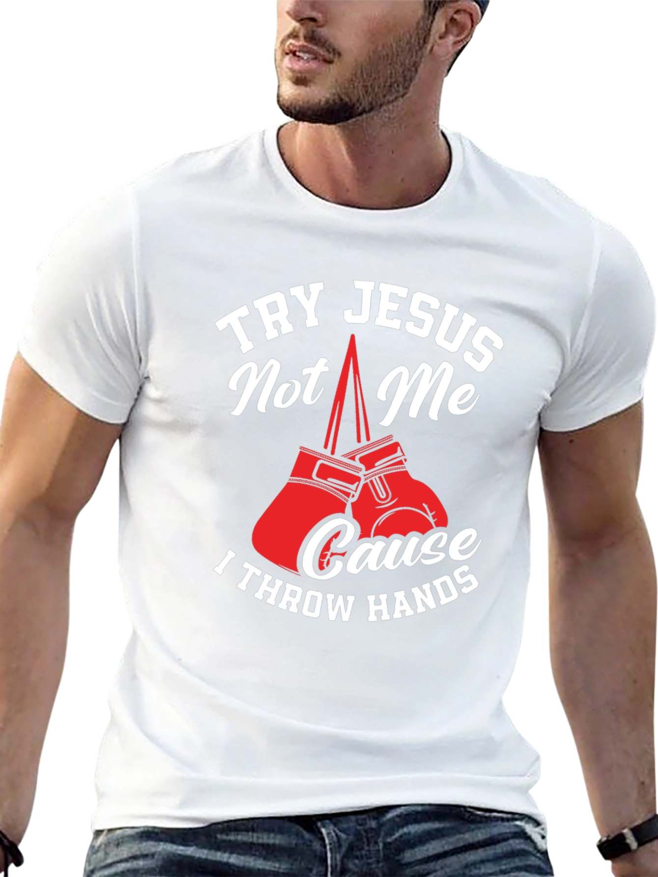 Try Jesus Not Me Graphic Tee