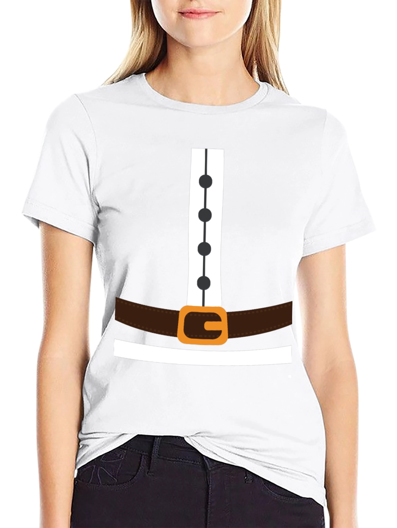 Pilgrim Costume T-Shirt - Thanksgiving Festive Apparel