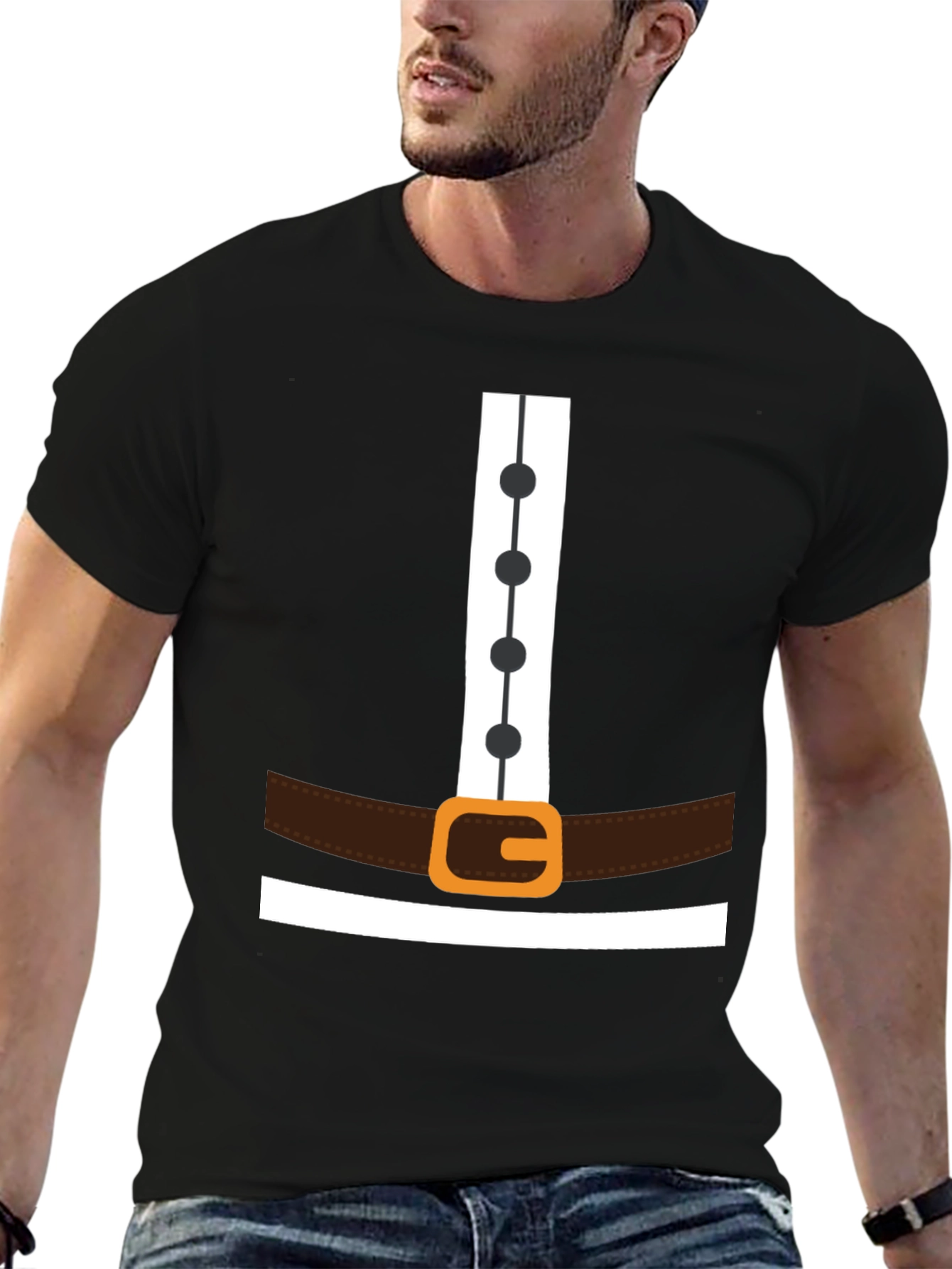 Pilgrim Costume T-Shirt - Thanksgiving Festive Apparel