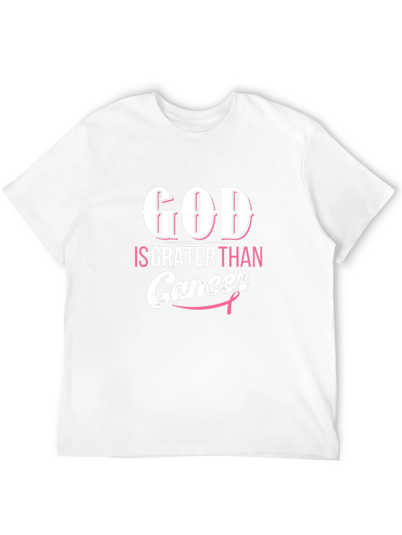 God Is Greater Than Cancer Awareness T-Shirt