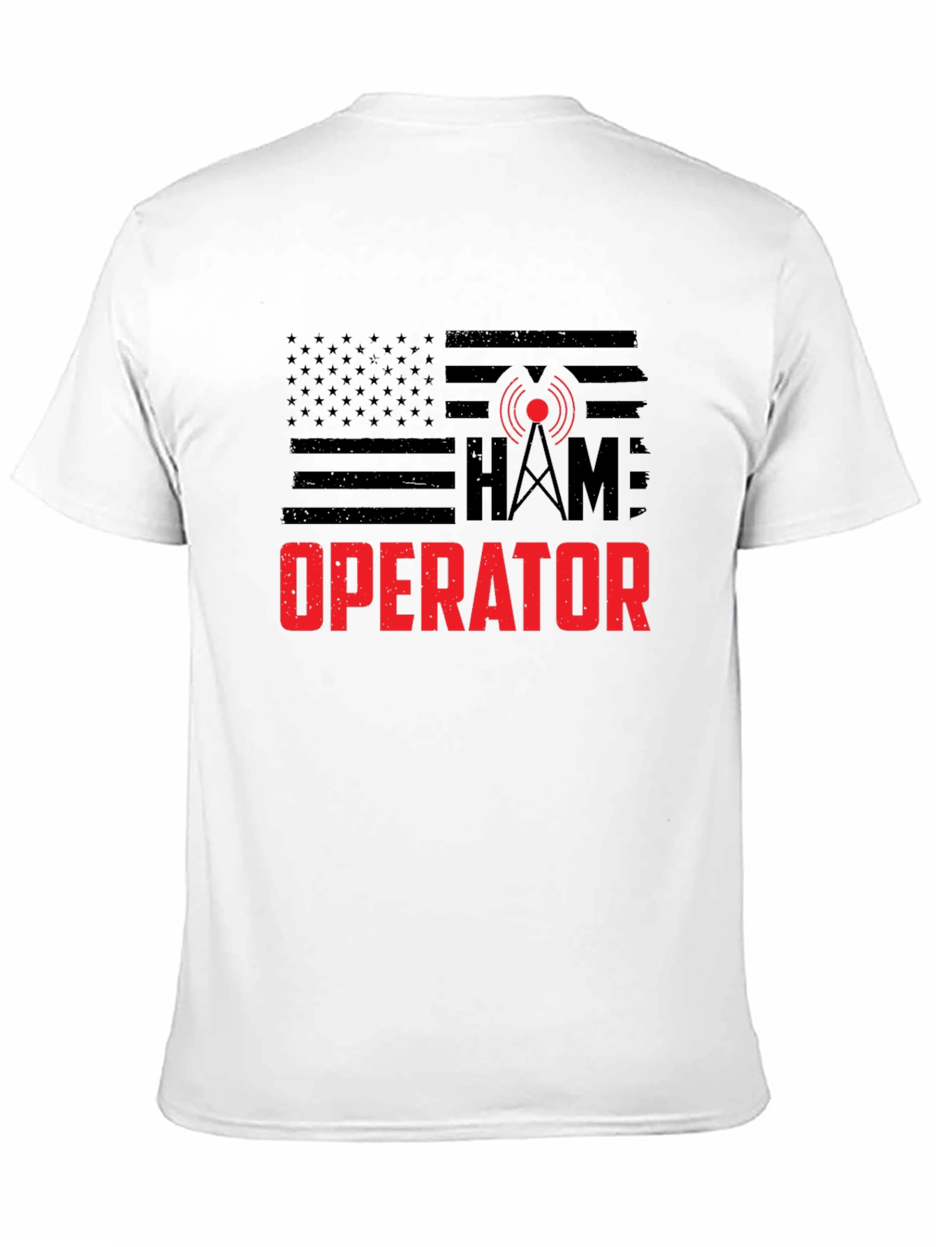 Ham Radio Operator USA Flag T-Shirt