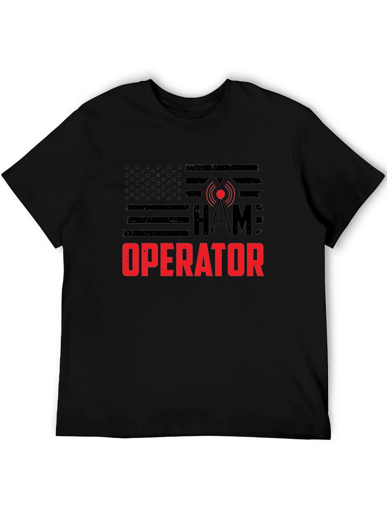 Ham Radio Operator USA Flag T-Shirt