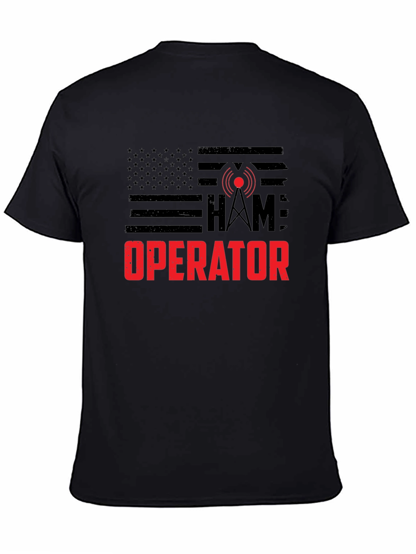 Ham Radio Operator USA Flag T-Shirt
