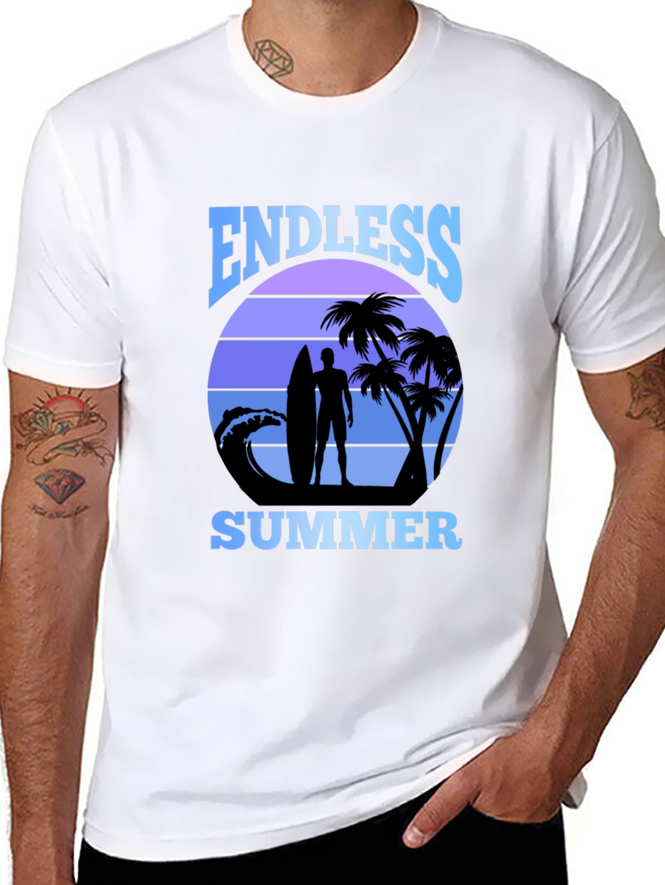 Endless Summer Graphic T-Shirt - Beach Vacation Tee