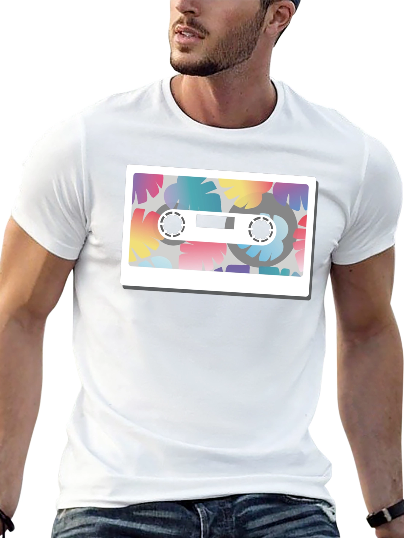 Retro Cassette Tape Graphic T-Shirt