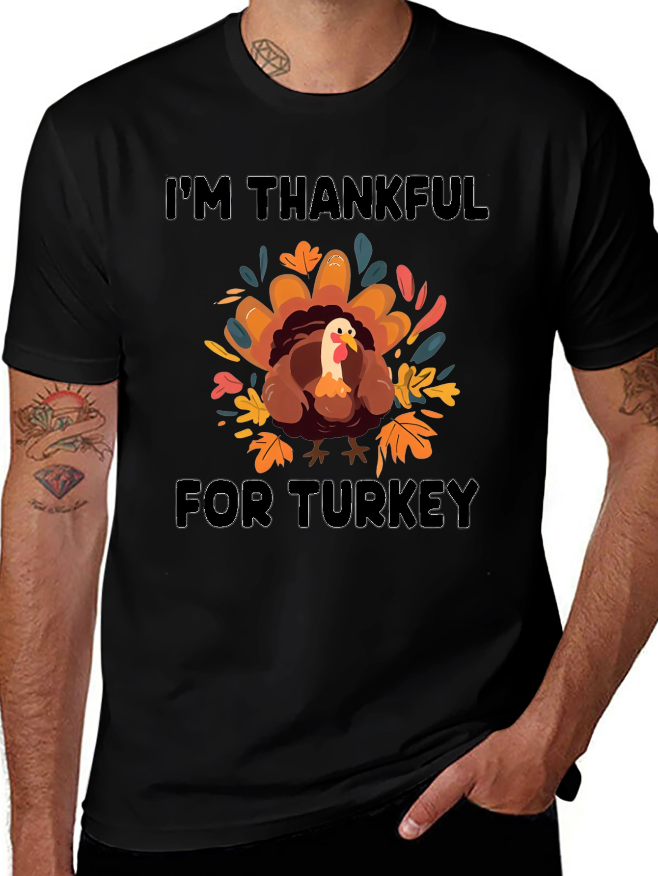 Thankful for Turkey Graphic Tee