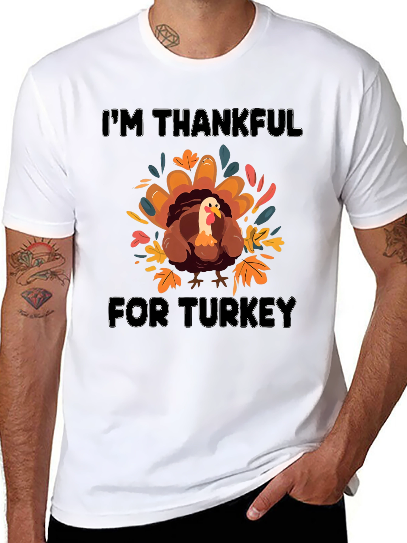 Thankful for Turkey Graphic Tee