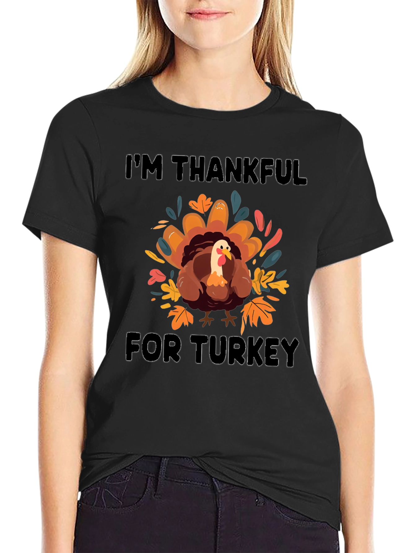 Thankful for Turkey Graphic Tee