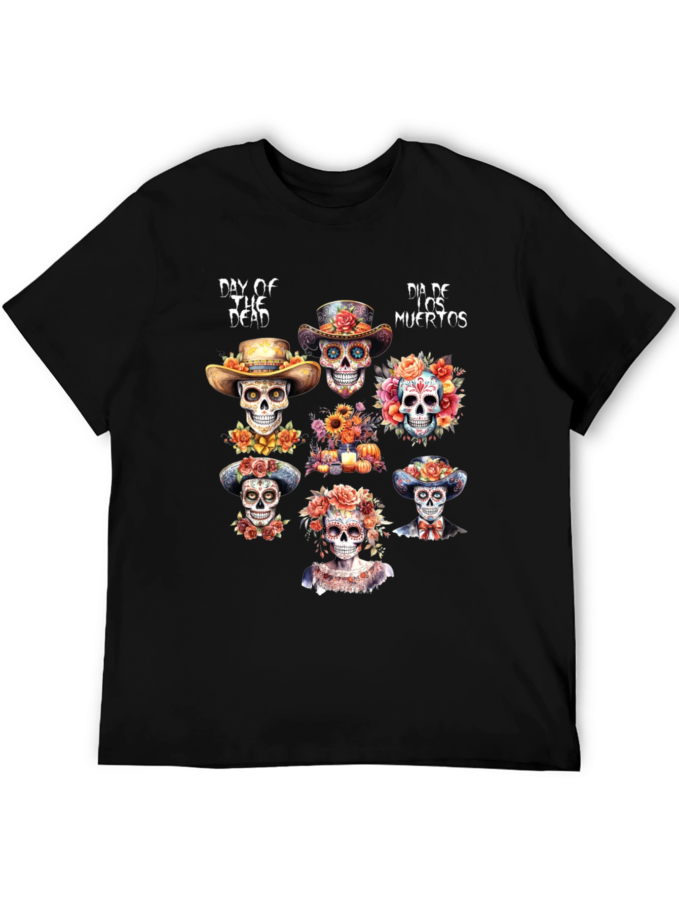 Day of the Dead Sugar Skull T-Shirt