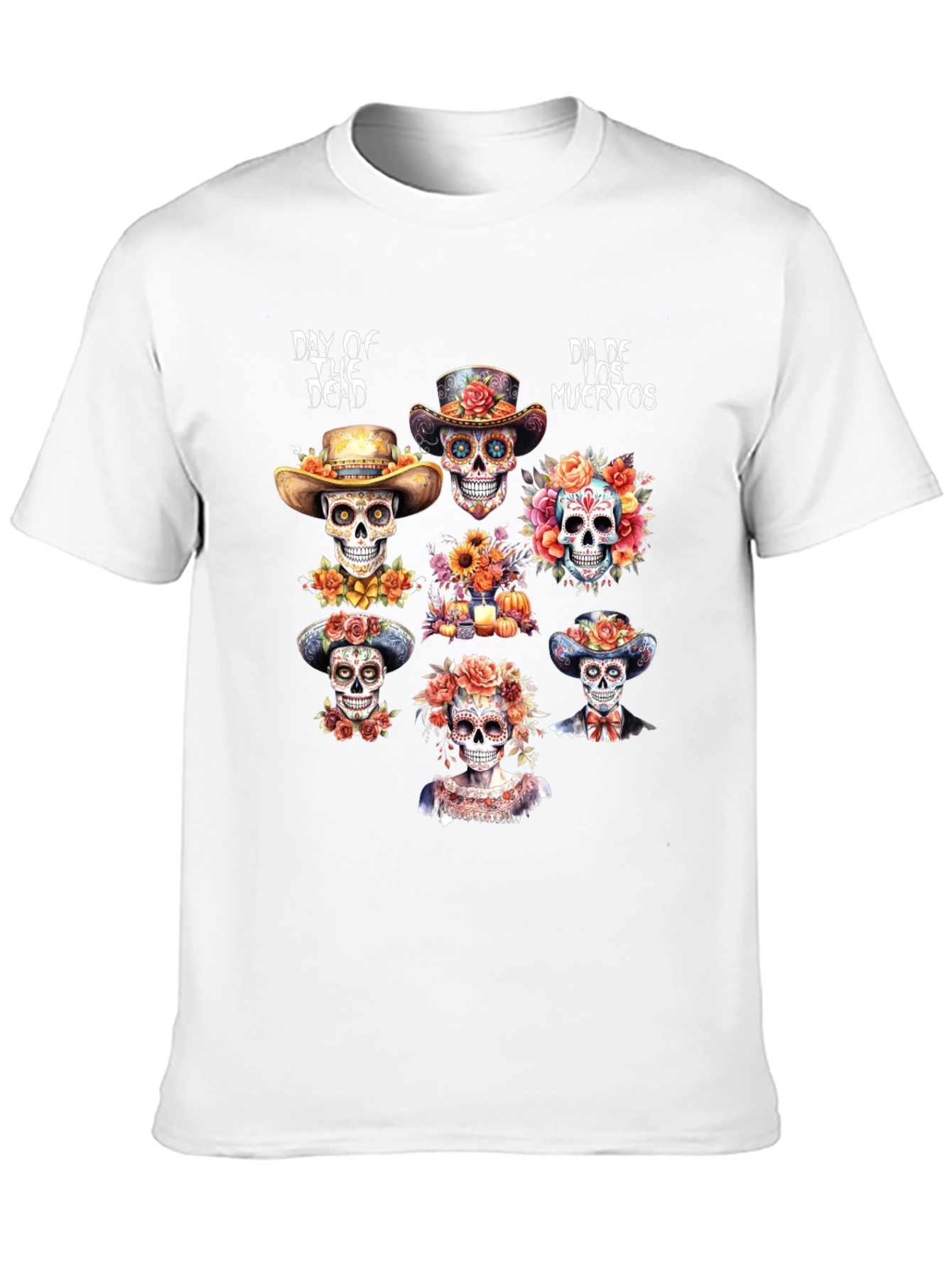 Day of the Dead Sugar Skull T-Shirt