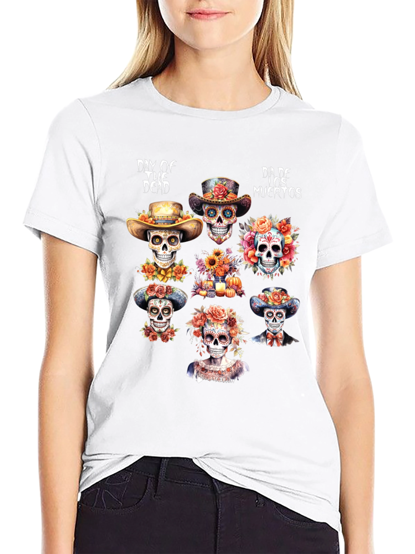 Day of the Dead Sugar Skull T-Shirt