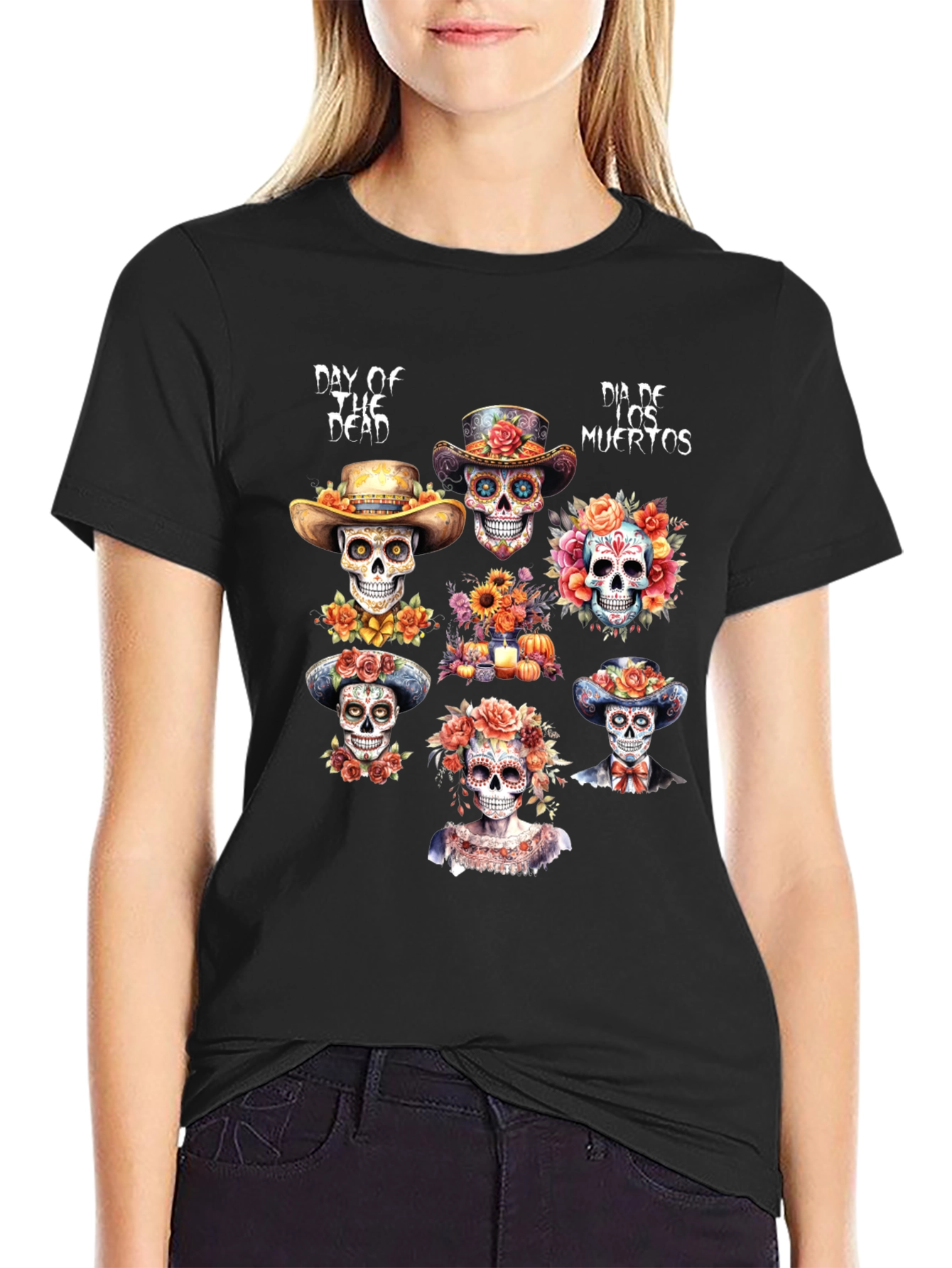 Day of the Dead Sugar Skull T-Shirt