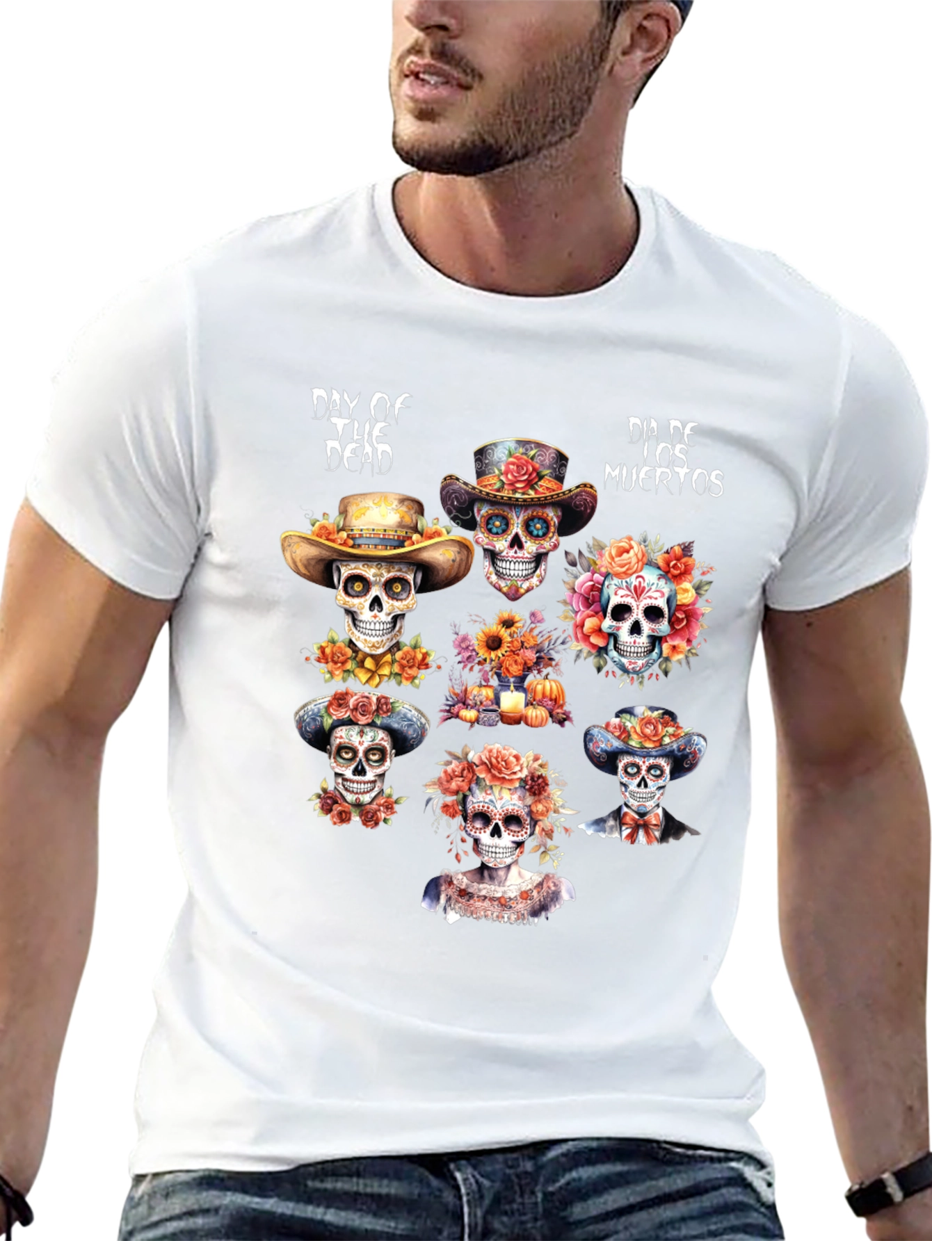 Day of the Dead Sugar Skull T-Shirt