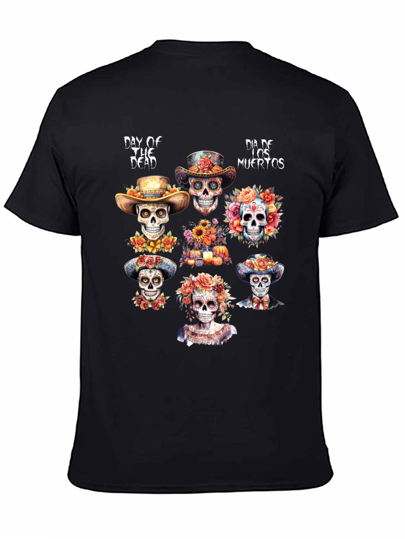 Day of the Dead Sugar Skull T-Shirt