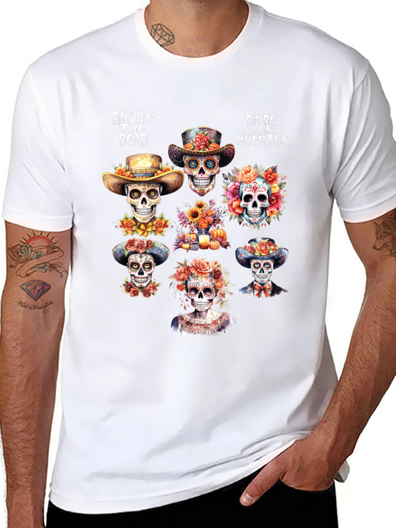 Day of the Dead Sugar Skull T-Shirt