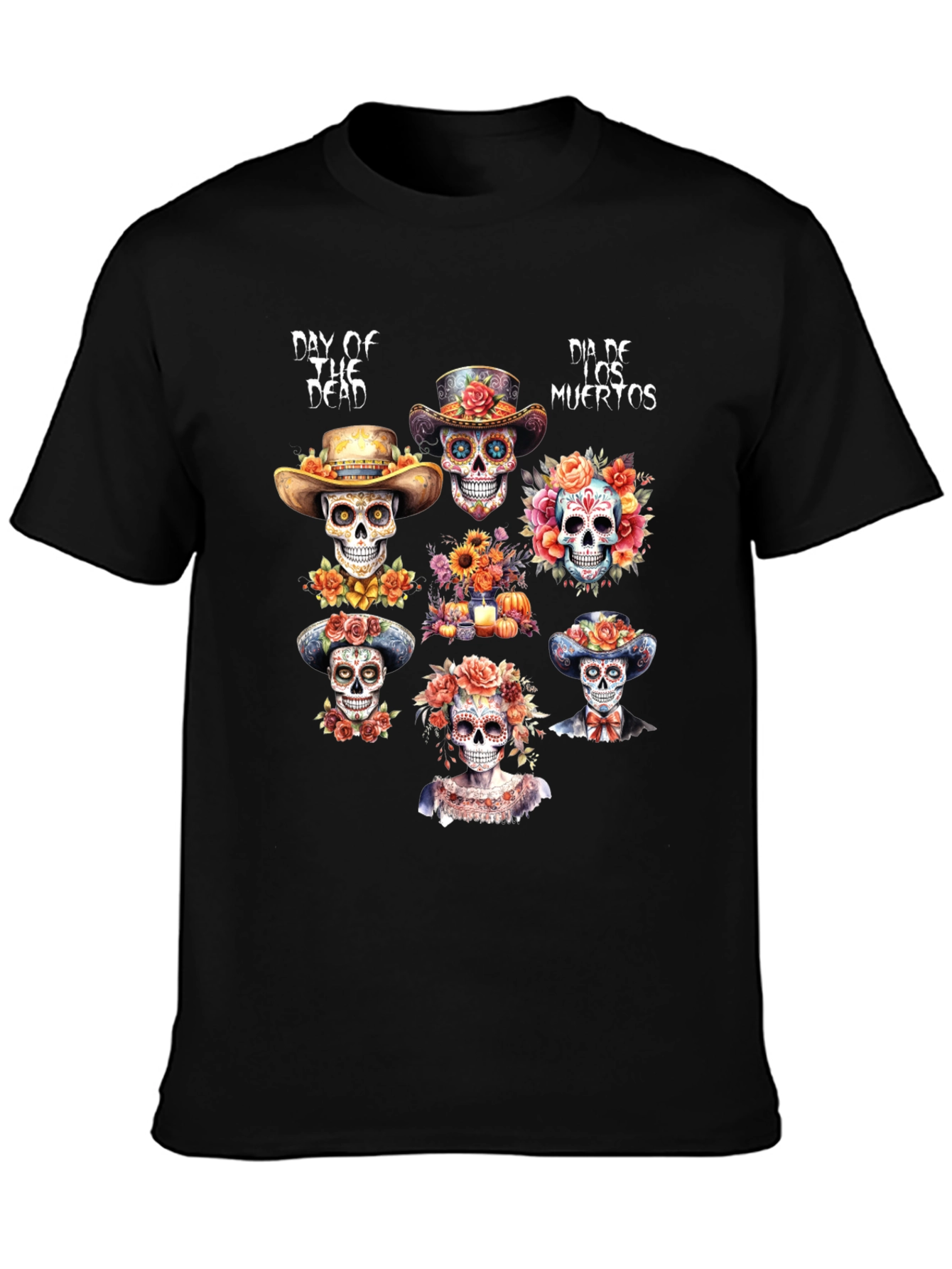 Day of the Dead Sugar Skull T-Shirt