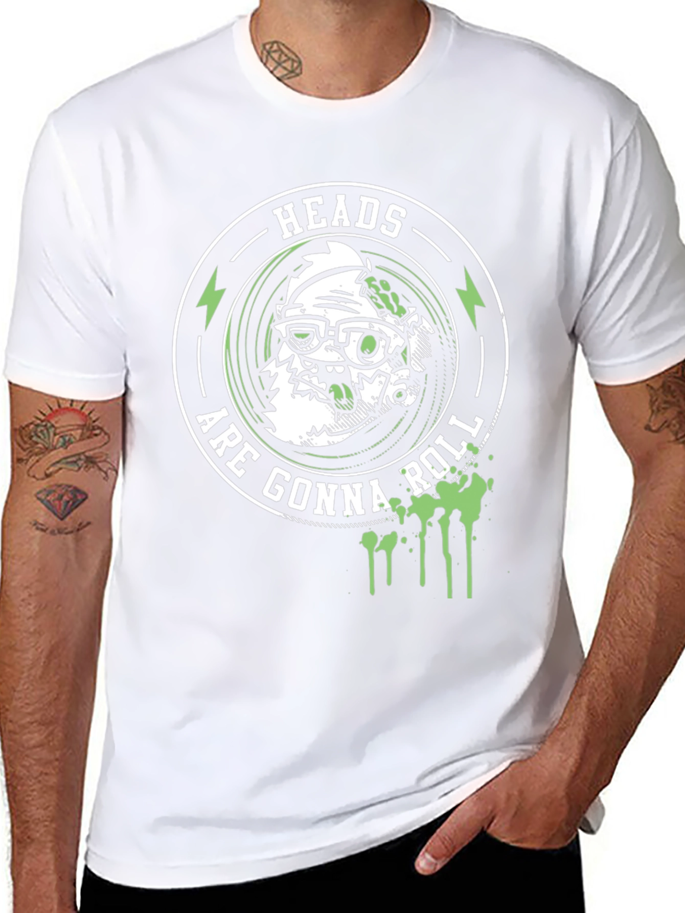 Heads Are Gonna Roll Zombie T-Shirt