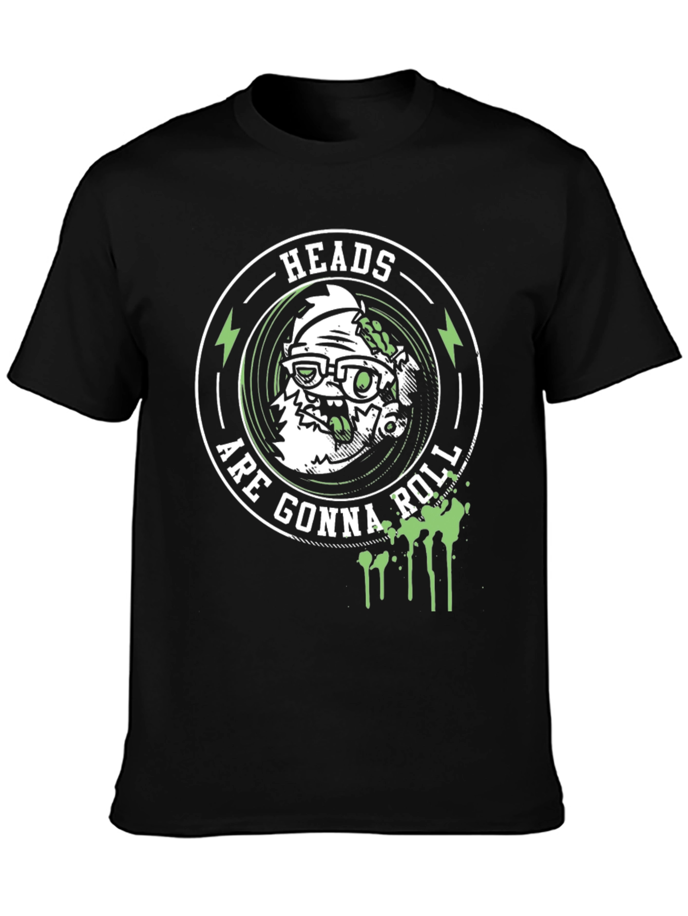 Heads Are Gonna Roll Zombie T-Shirt