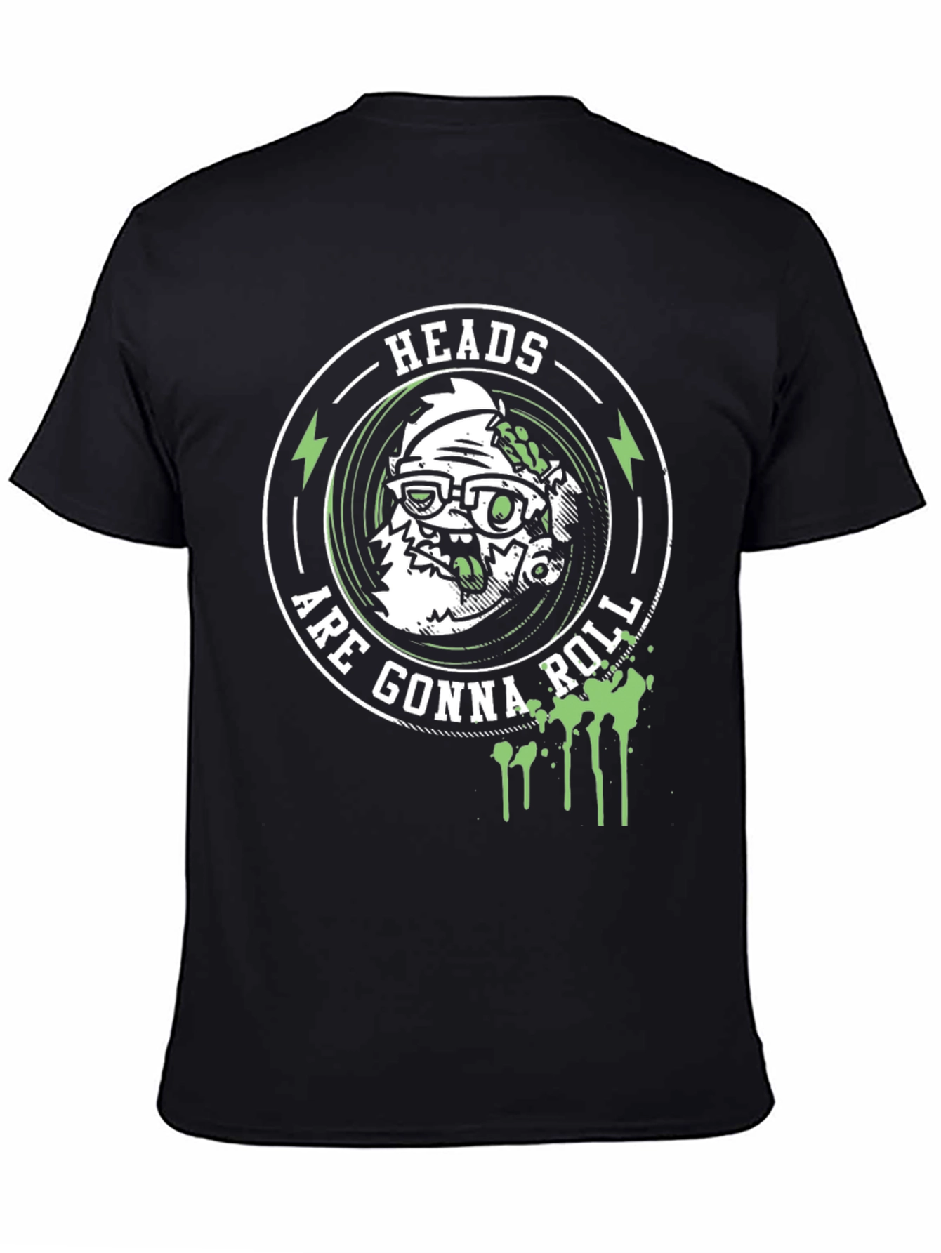 Heads Are Gonna Roll Zombie T-Shirt