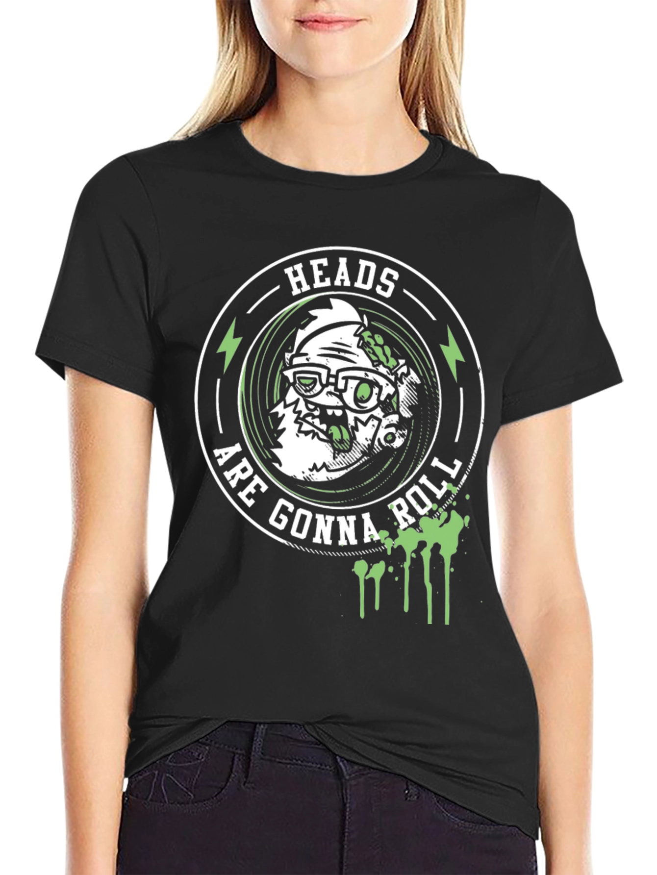 Heads Are Gonna Roll Zombie T-Shirt