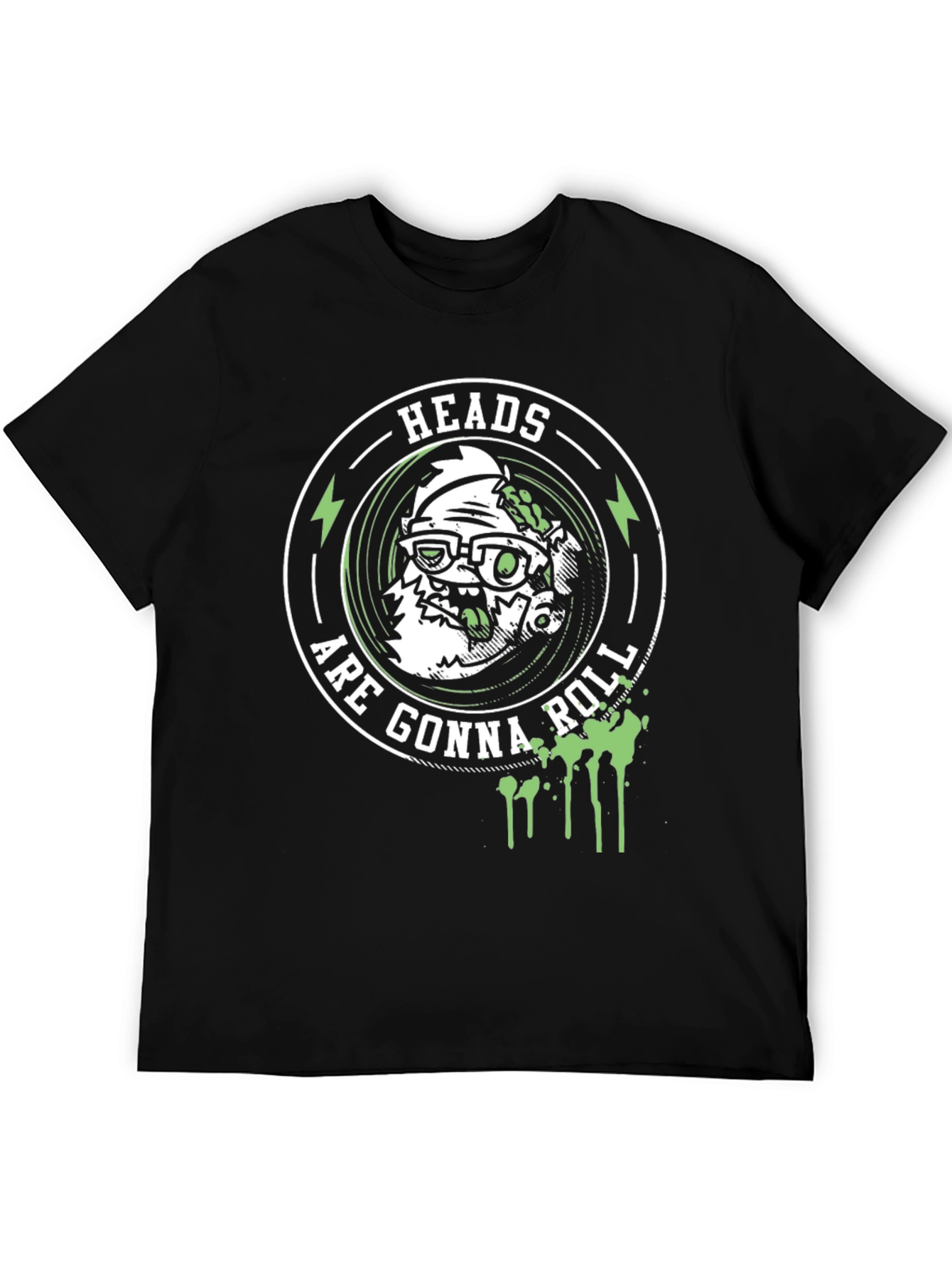 Heads Are Gonna Roll Zombie T-Shirt