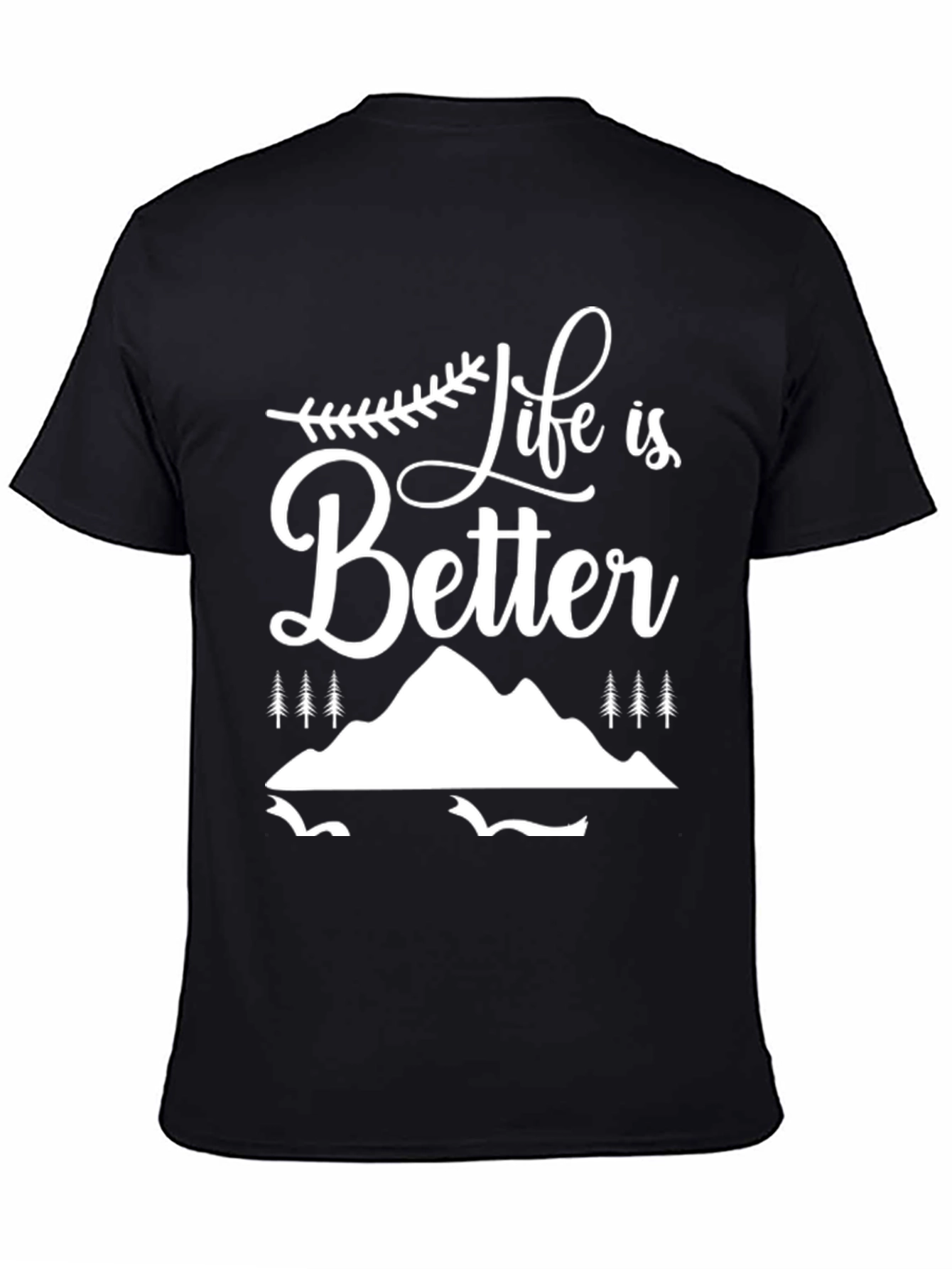 Life is Better Graphic Tee - Black