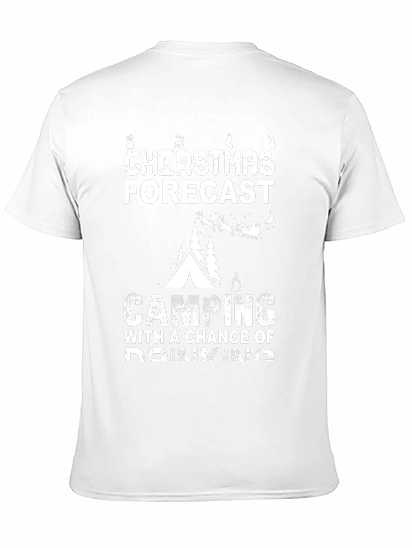 Christmas Camping Forecast T-Shirt