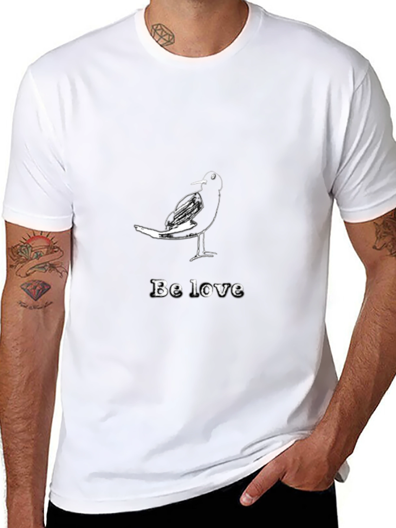 Bird Graphic Tee - Be Love