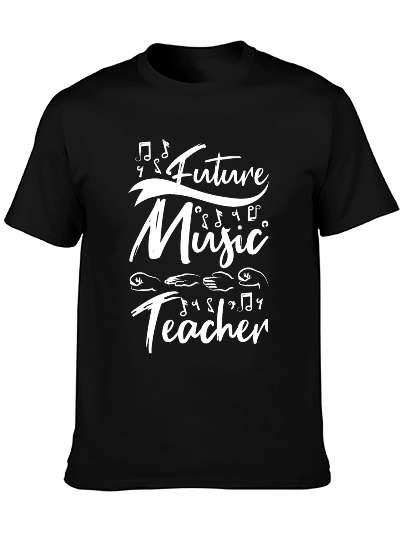 Future Music Teacher T-Shirt - Black
