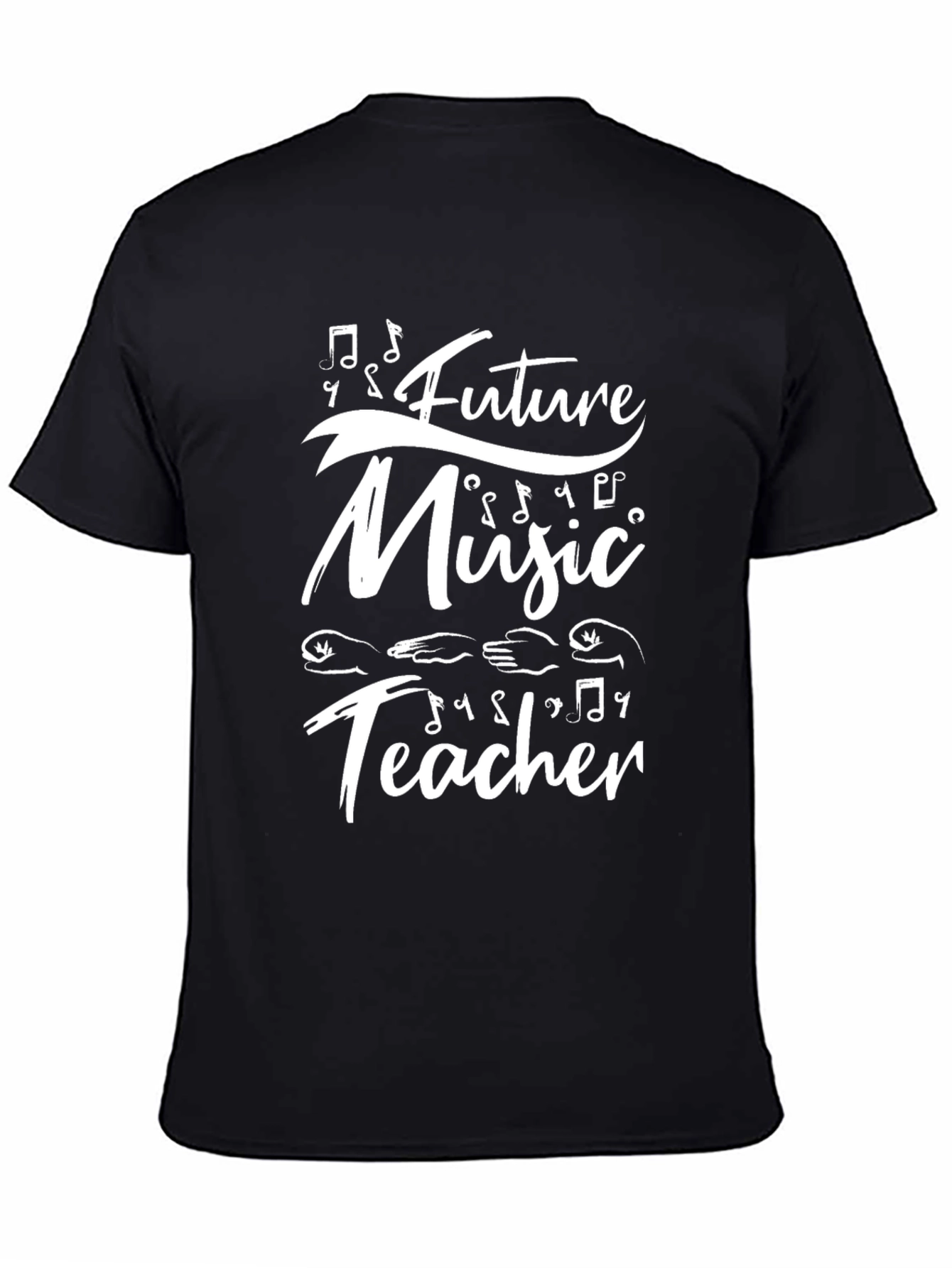 Future Music Teacher T-Shirt - Black