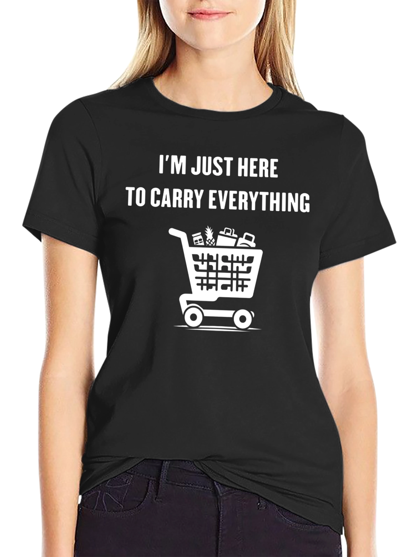 Carry Everything T-Shirt Funny Shopping
