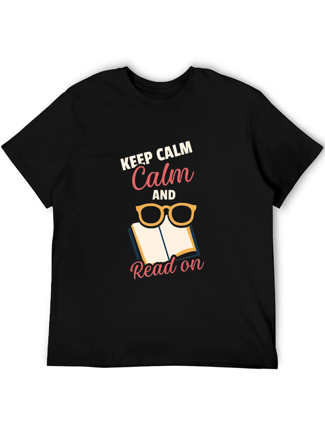 Keep Calm and Read On Graphic Tee