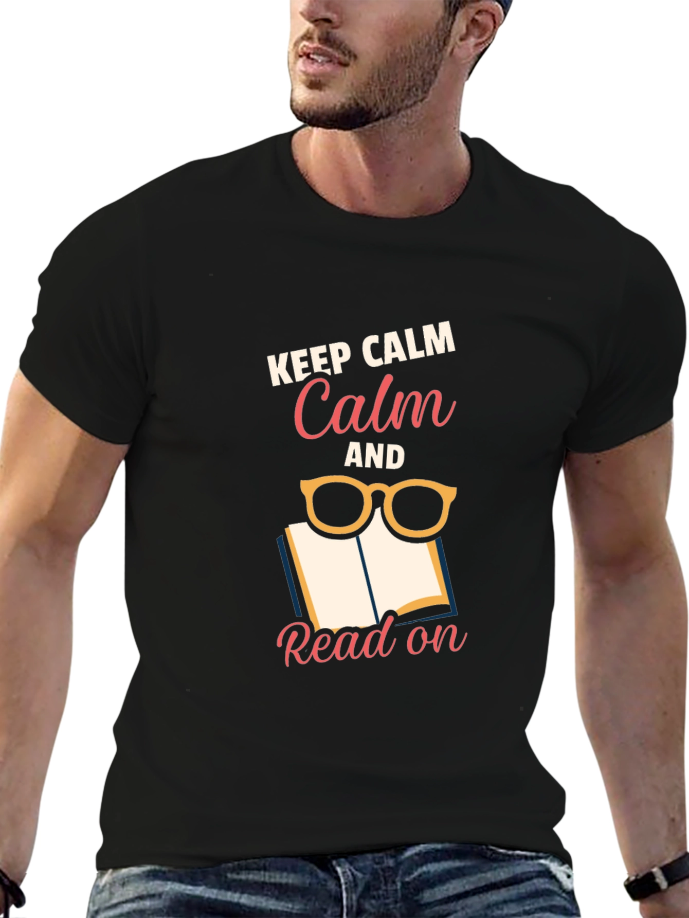 Keep Calm and Read On Graphic Tee
