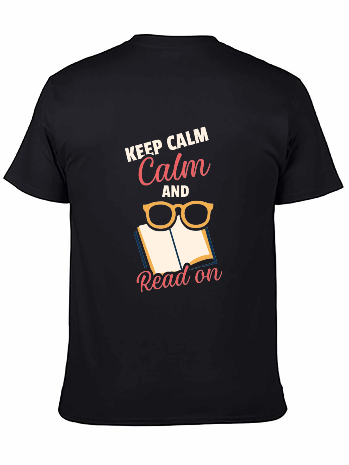 Keep Calm and Read On Graphic Tee