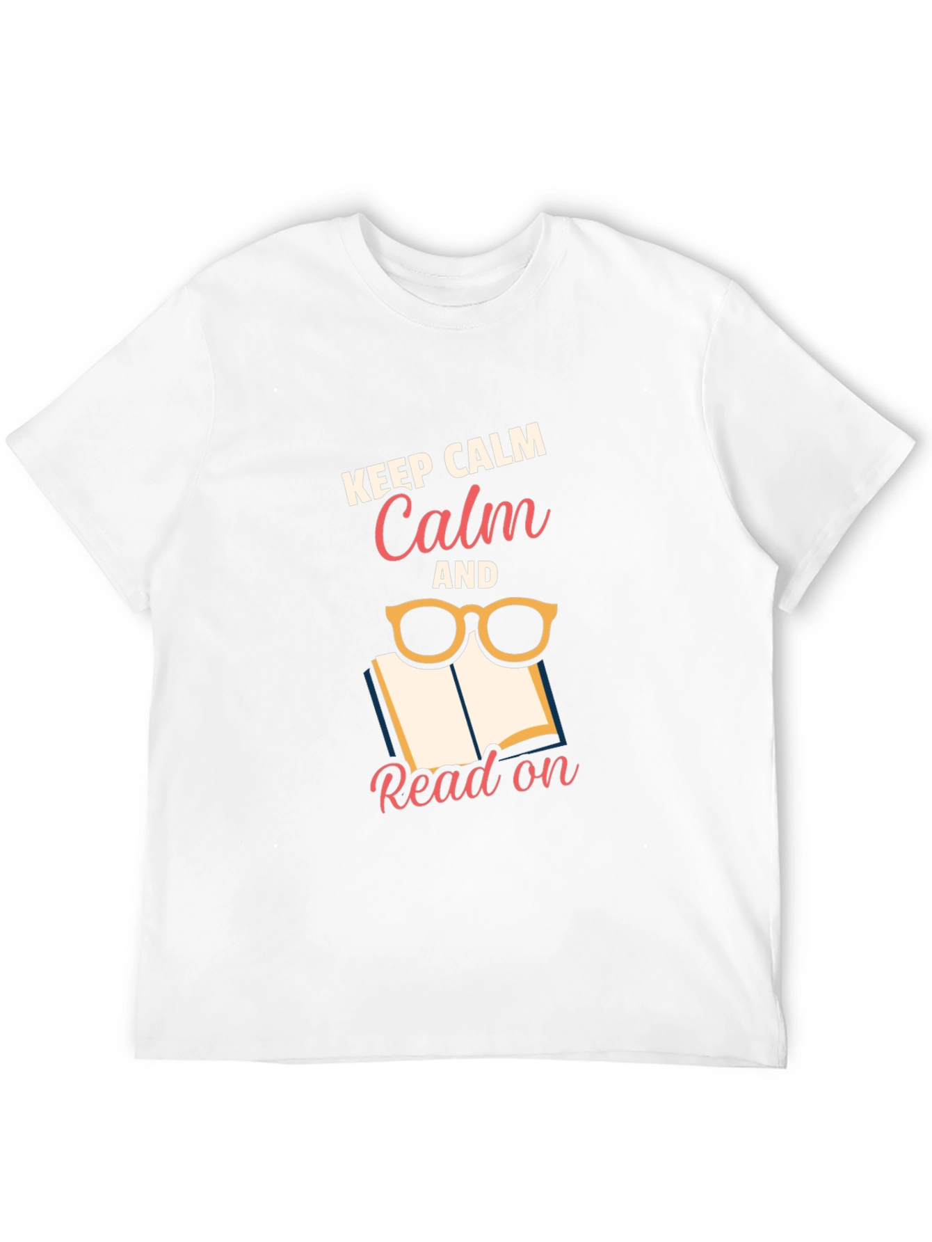 Keep Calm and Read On Graphic Tee