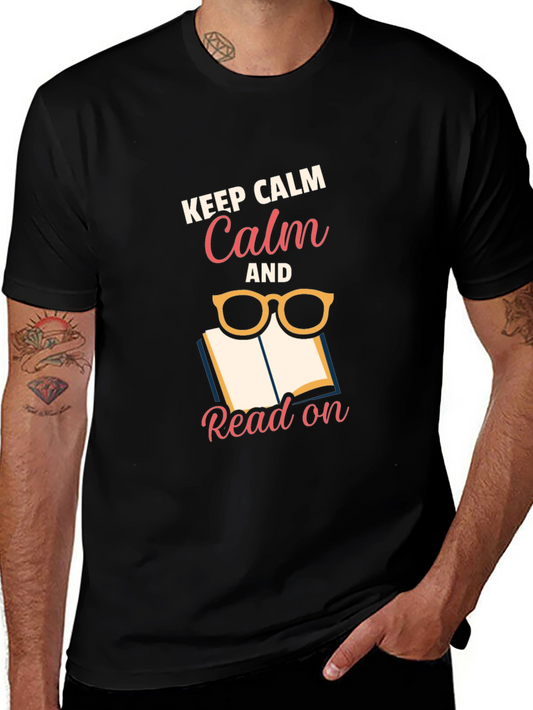 Keep Calm and Read On Graphic Tee