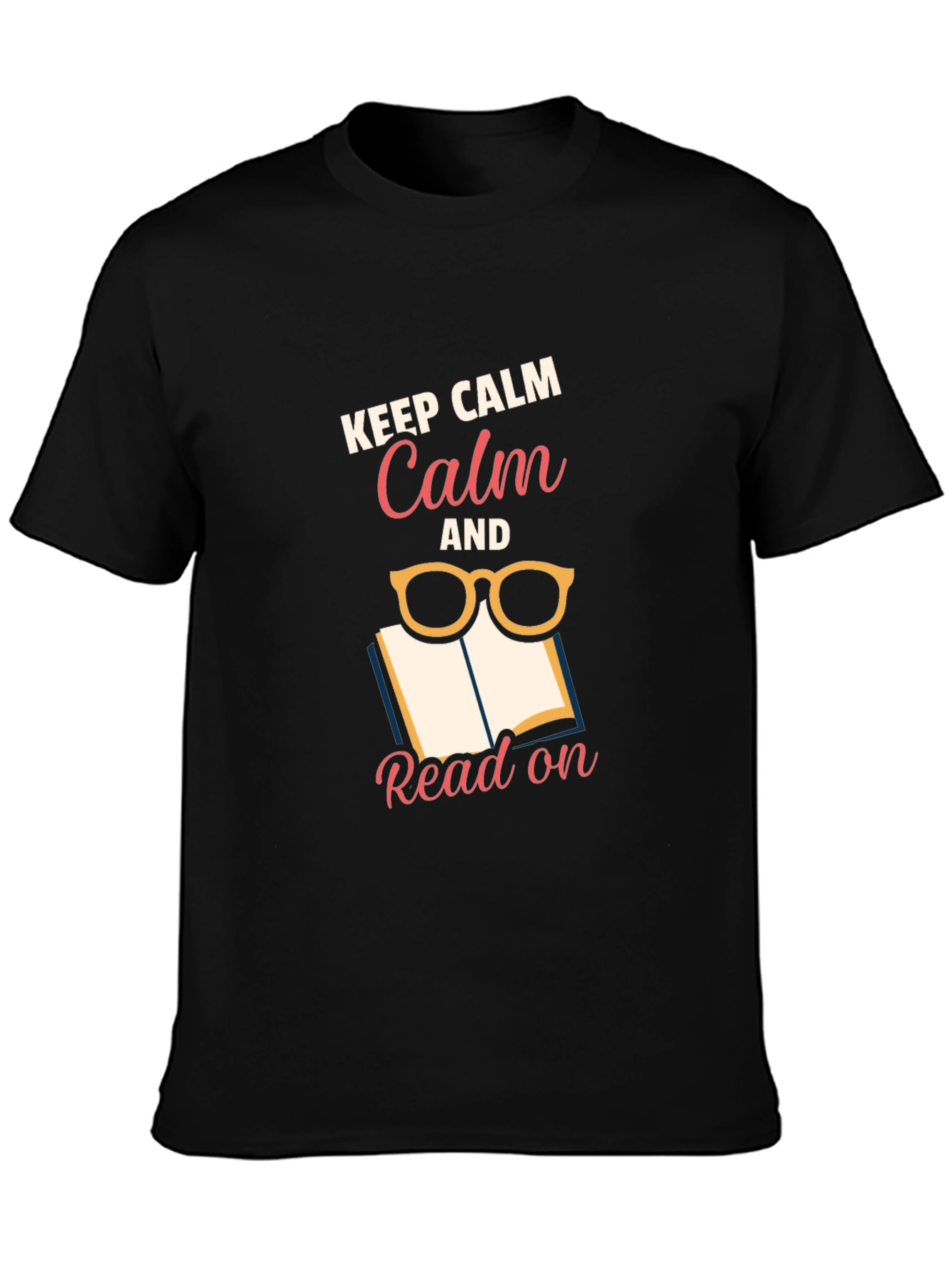 Keep Calm and Read On Graphic Tee