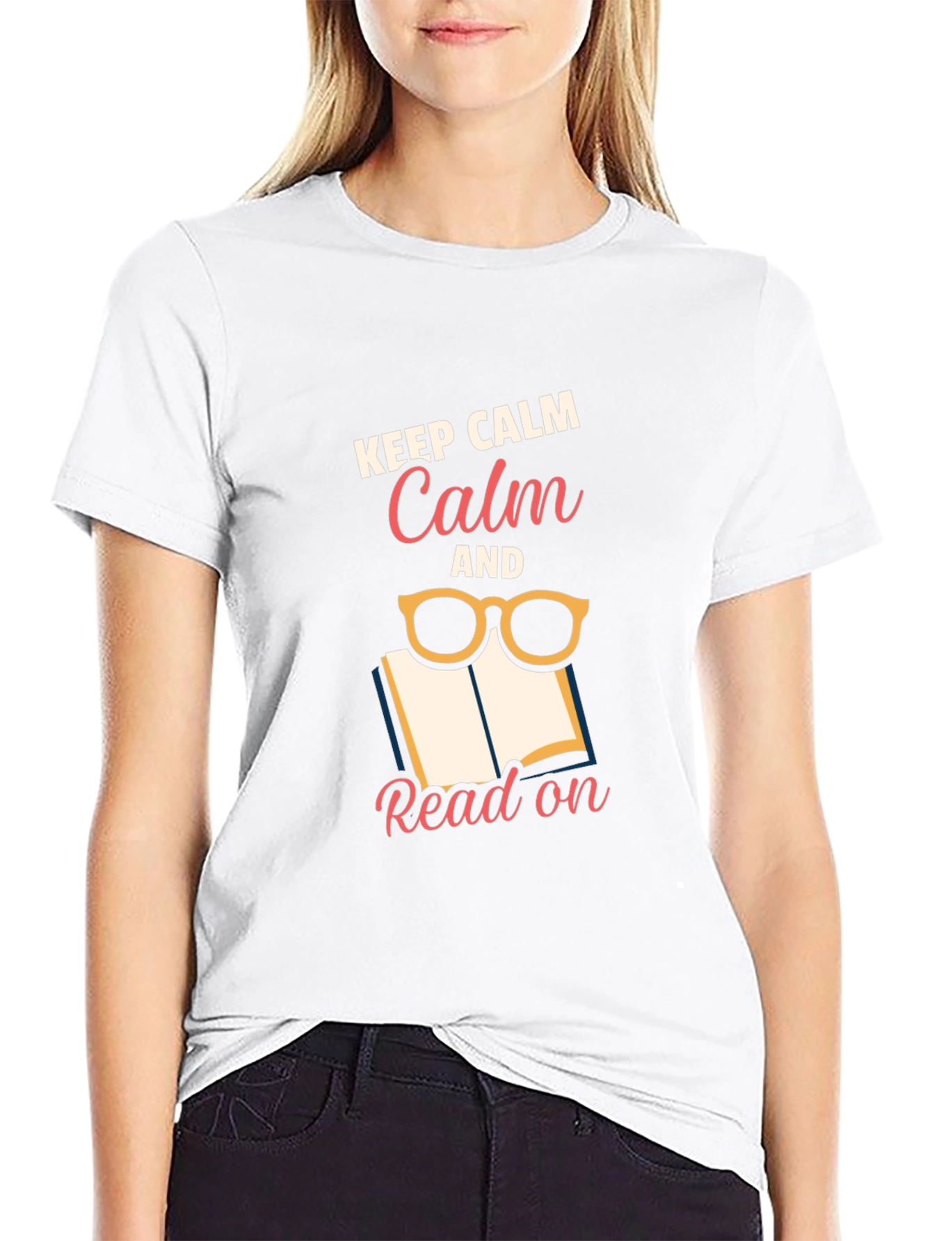 Keep Calm and Read On Graphic Tee
