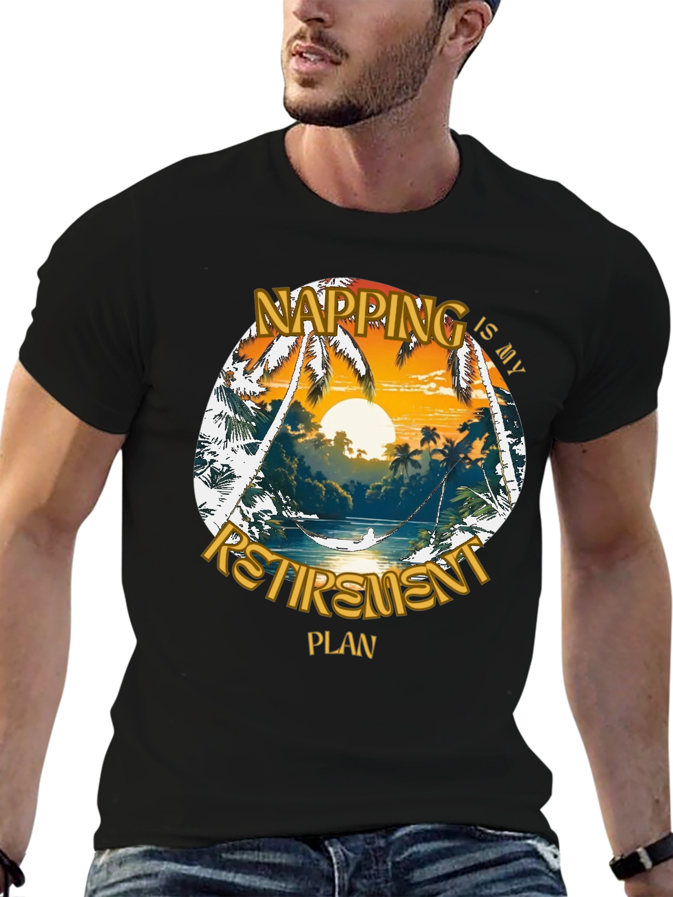 Napping is My Retirement Plan Graphic T-Shirt