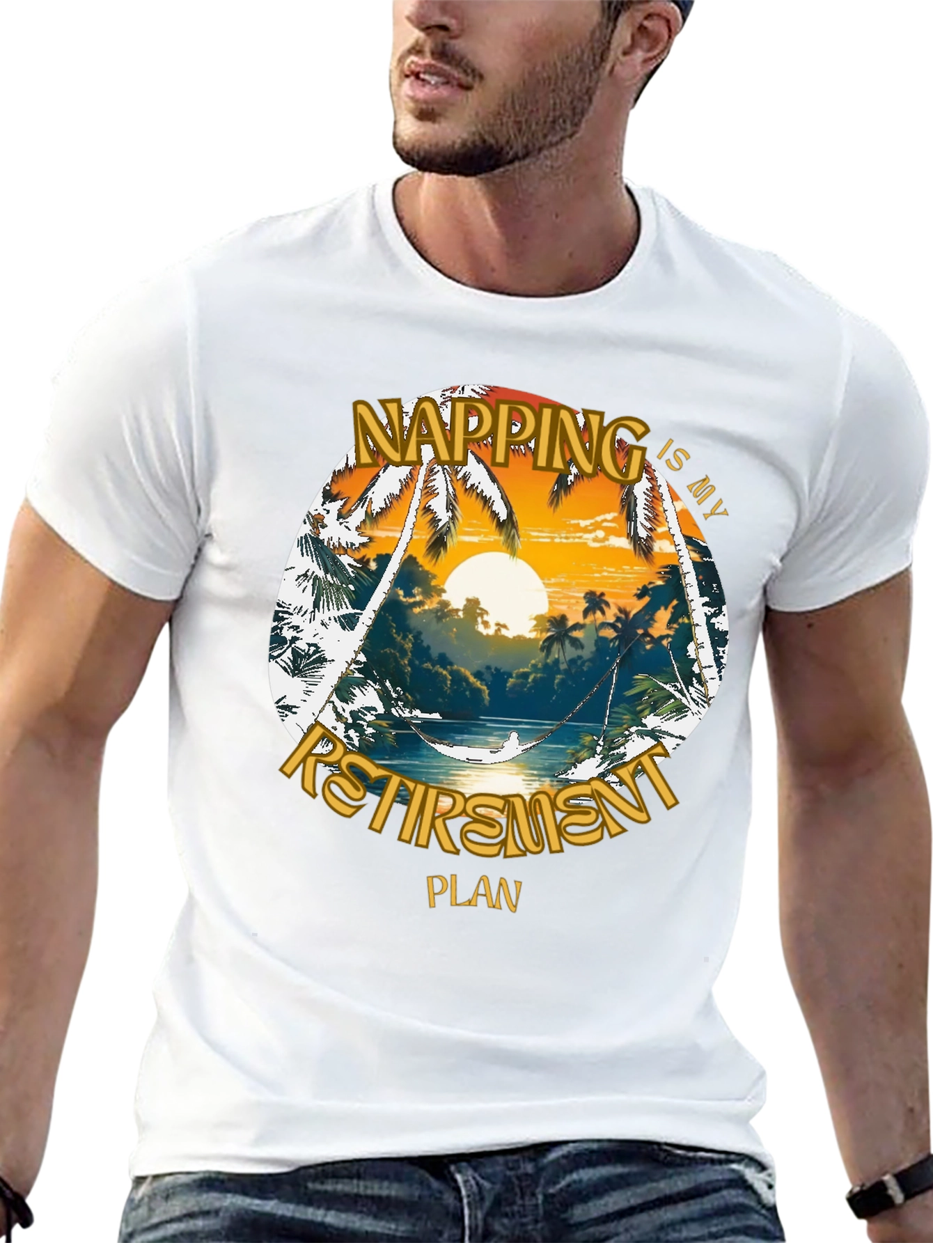 Napping is My Retirement Plan Graphic T-Shirt