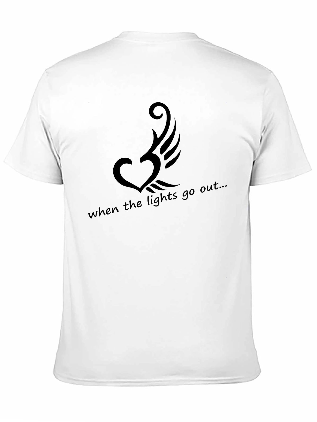 Heart Wing T-Shirt - When the Lights Go Out