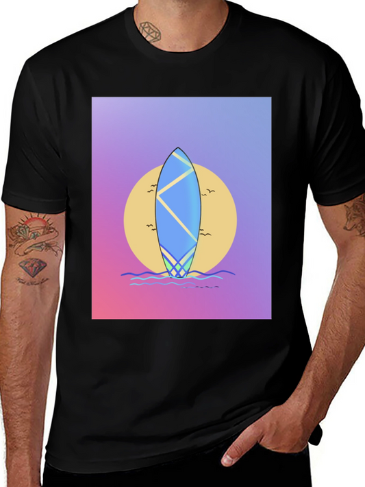 Surfboard Graphic Tee - Beach Vibes